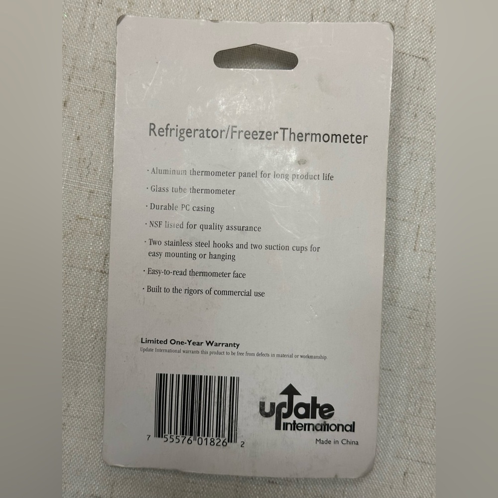 Refrigerator/Freezer Thermometer - Silver - Picture 6 of 8